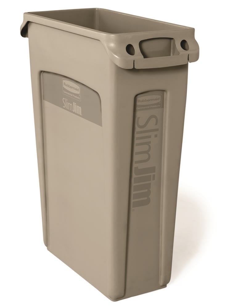 GuestSupply US | Rubbermaid Vented Slim Jim 23 Gallon Waste